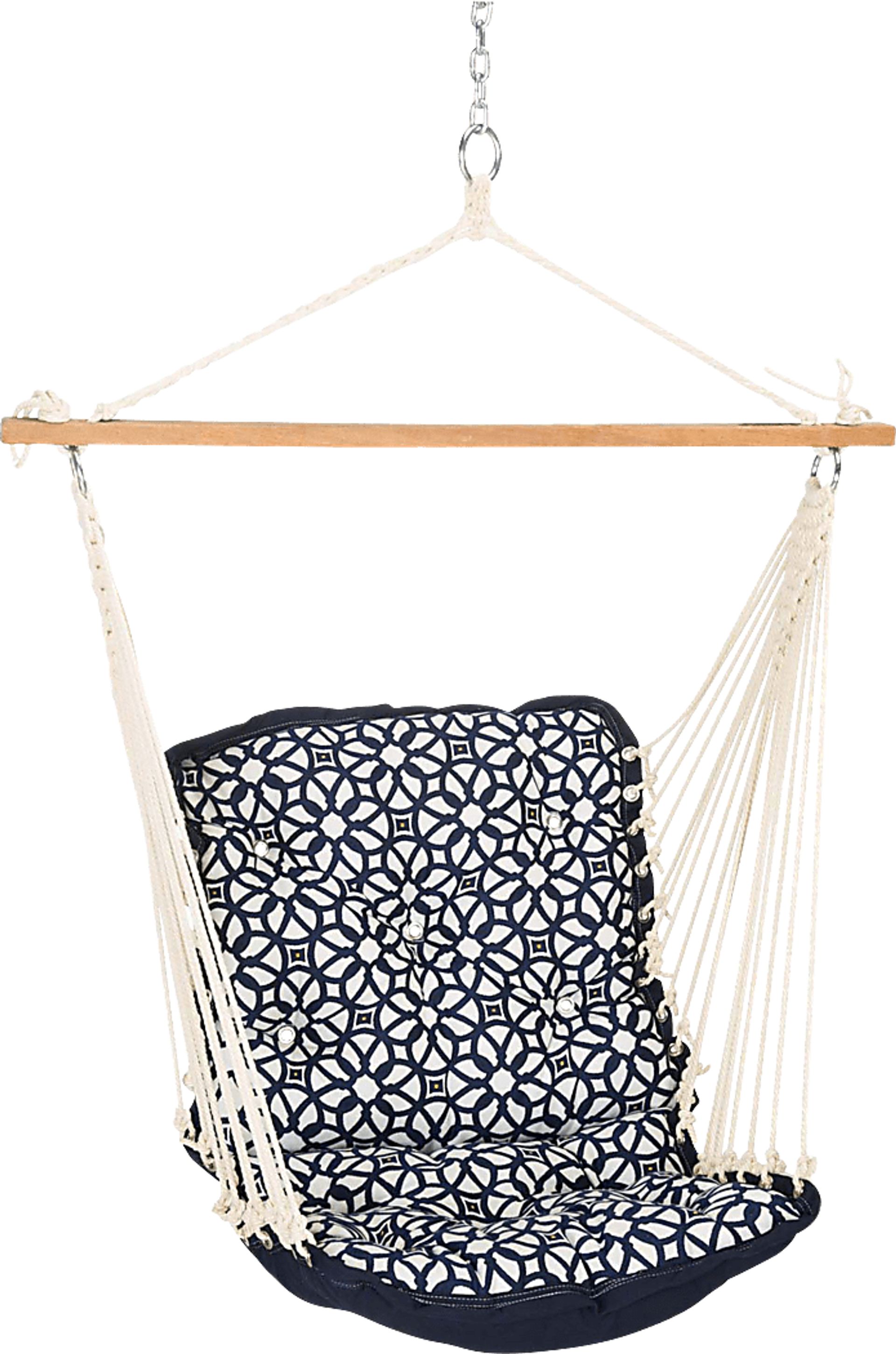 Outdoor Keone Blue Single Swing Hammock - Image 1