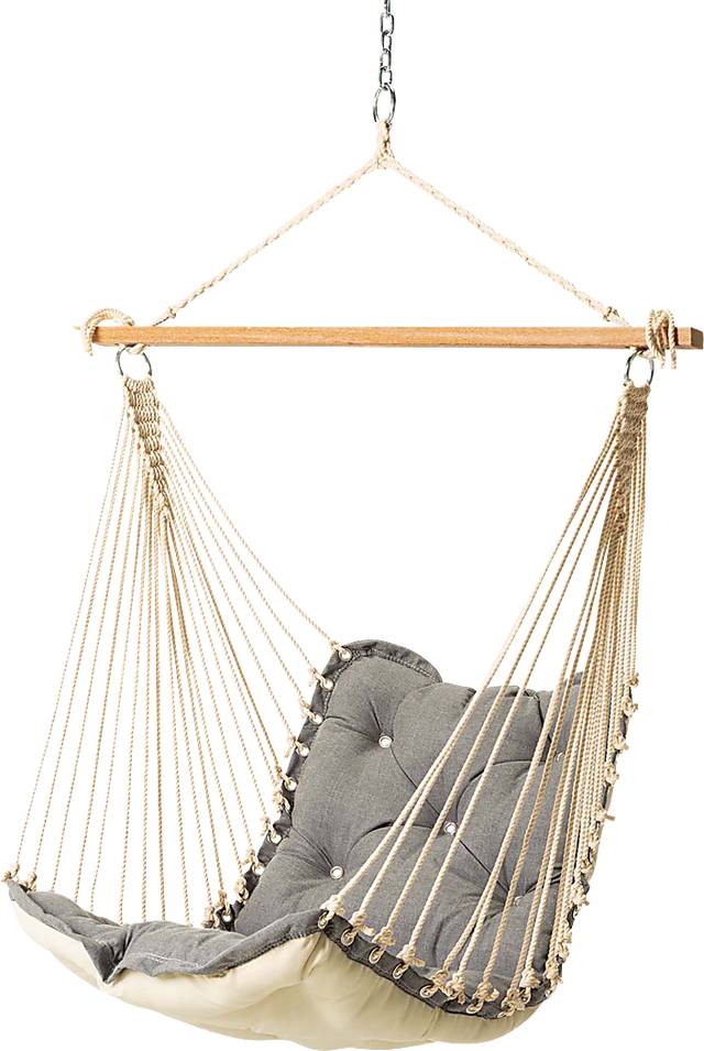 Outdoor Keone Gray Single Swing Hammock - Thumbnail - Image 1