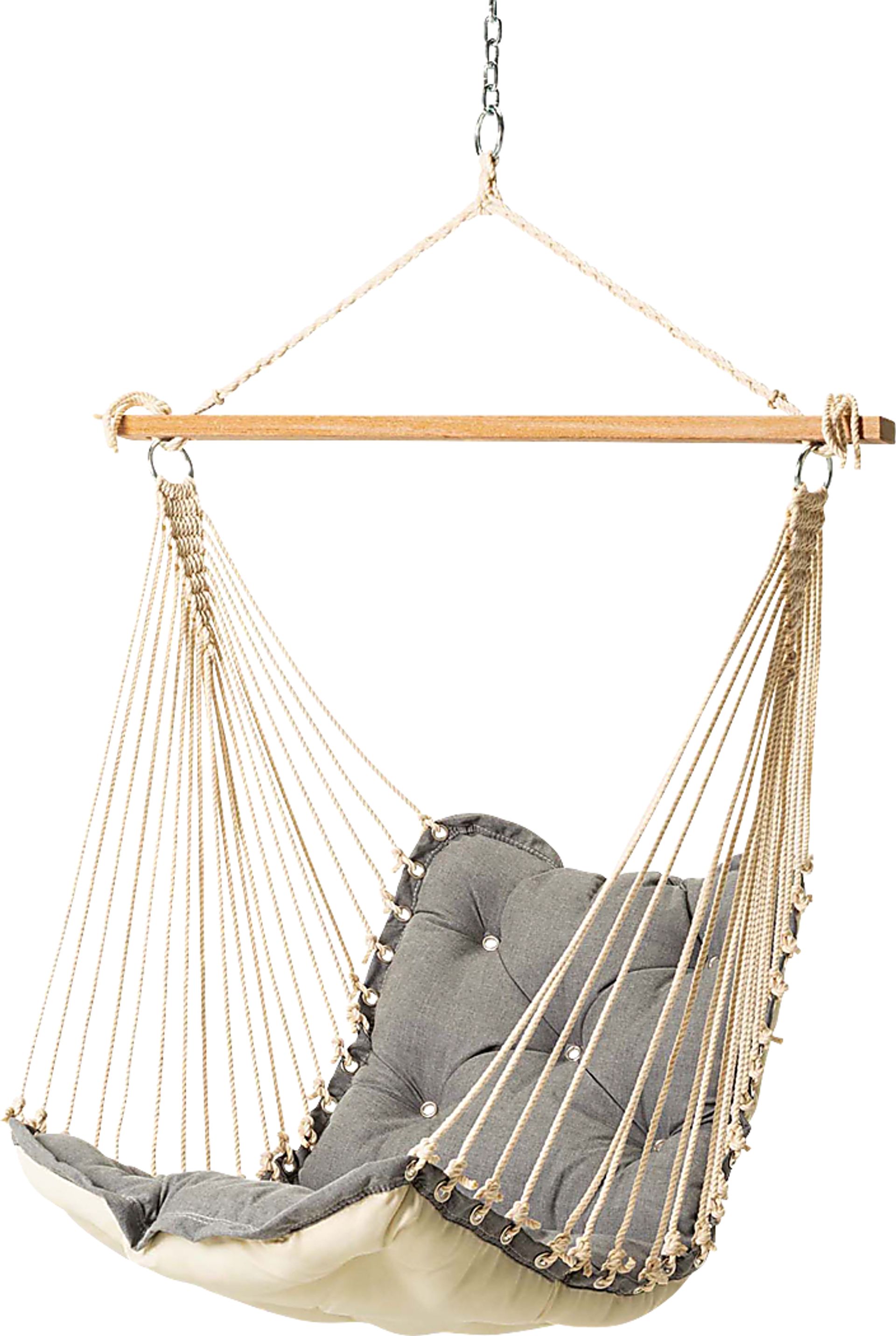 Outdoor Keone Gray Single Swing Hammock - Image 1
