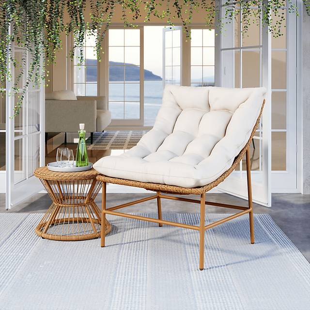 Outdoor Kirkglade Brown Accent Chair - Thumbnail - Image 4