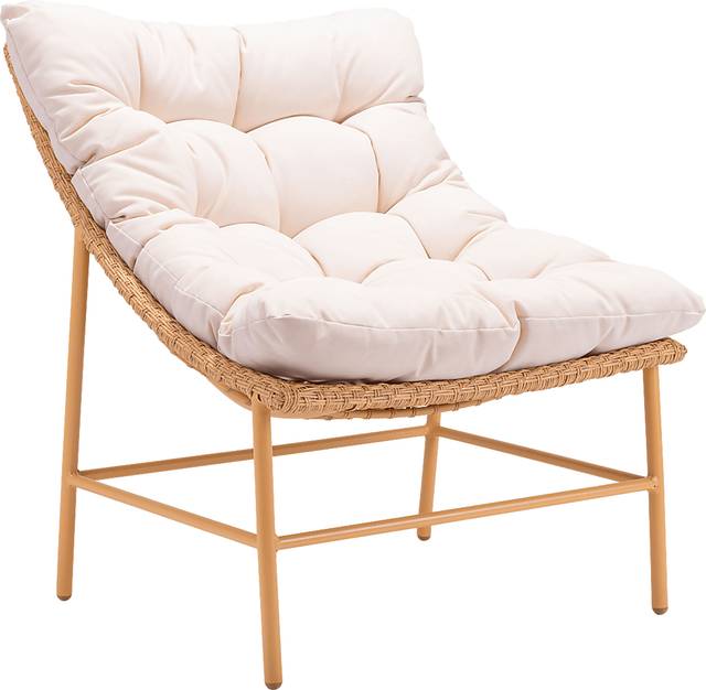 Outdoor Kirkglade Brown Accent Chair - Thumbnail - Image 1