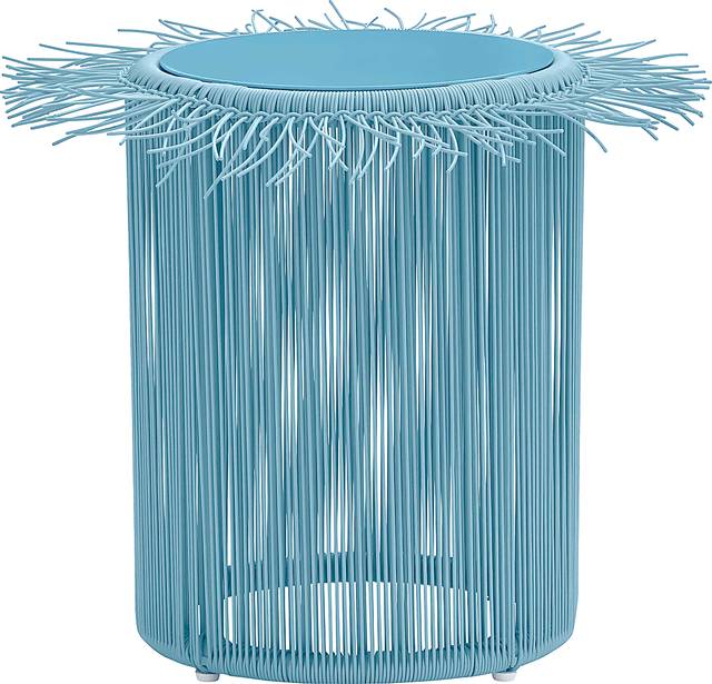 Outdoor Krouse Blue End Table - Thumbnail - Image 1