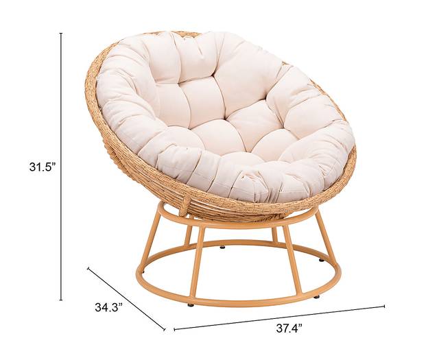 Outdoor Lanibeth Brown Accent Chair - Thumbnail - Image 13