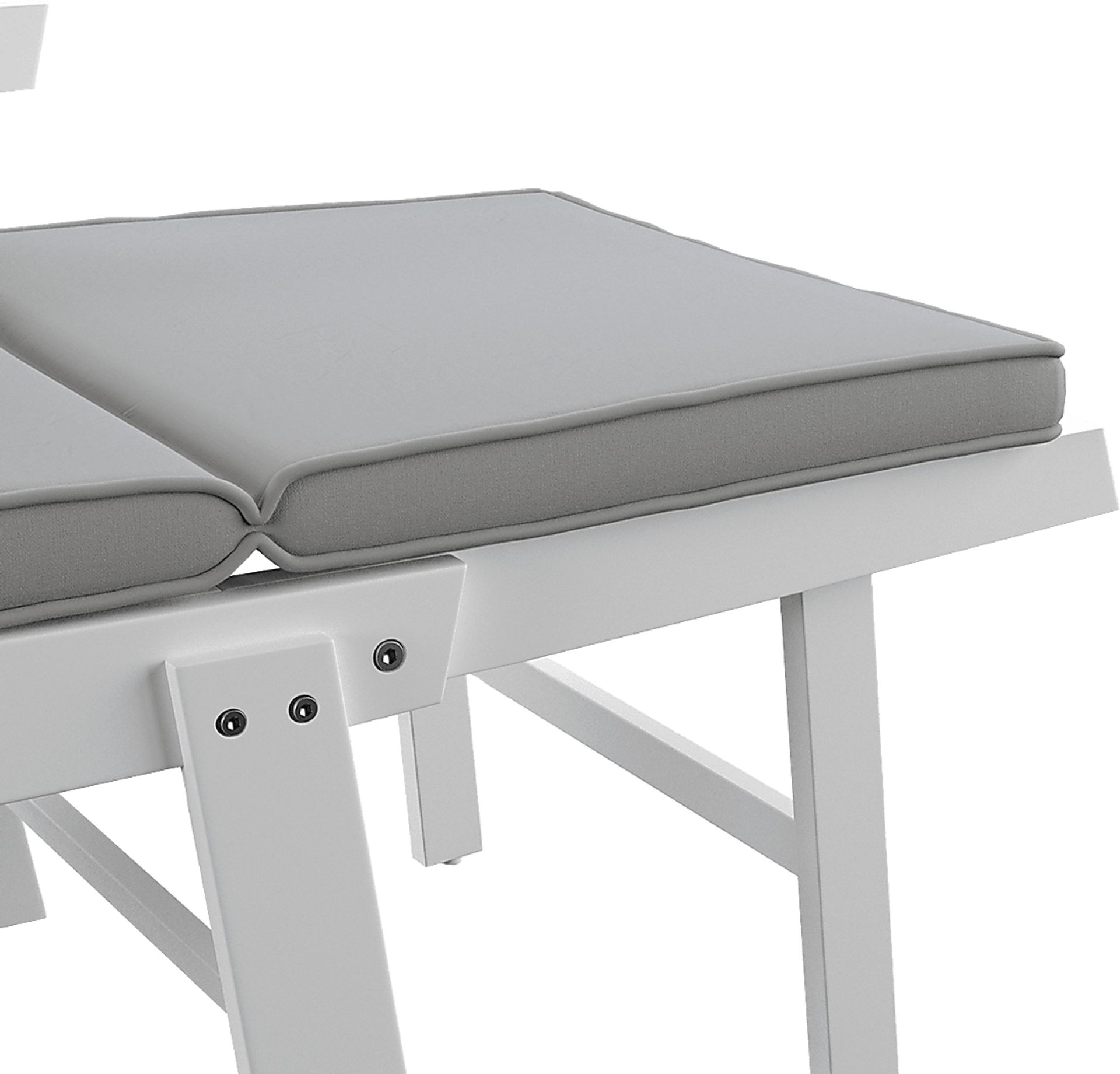 Outdoor Larabee White Loveseat - Image 5