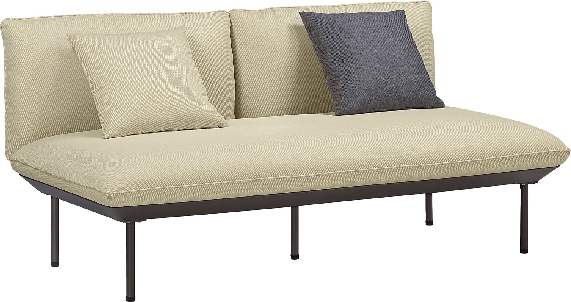 Outdoor Laurine Beige Loveseat - Image 3