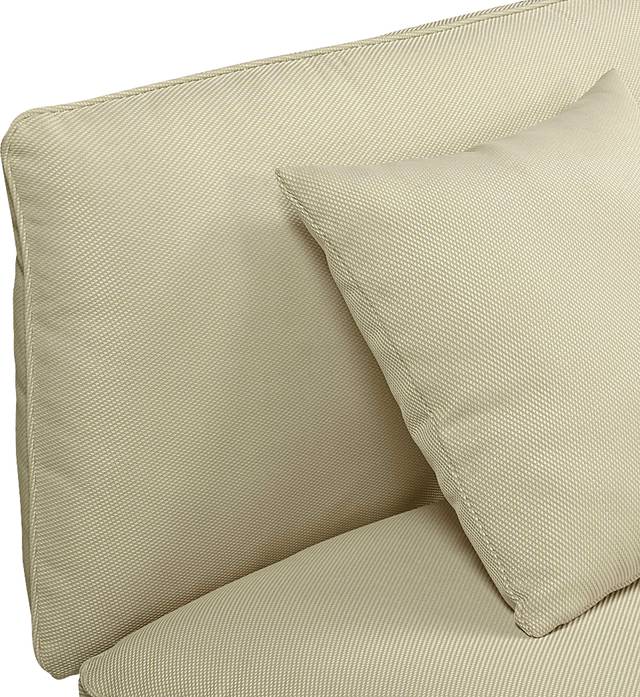 Outdoor Laurine Beige Loveseat - Thumbnail - Image 5