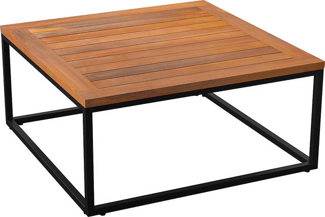Outdoor Laverne Modular White Sofa and Cocktail Table, Set of 2 - Thumbnail - Image 4
