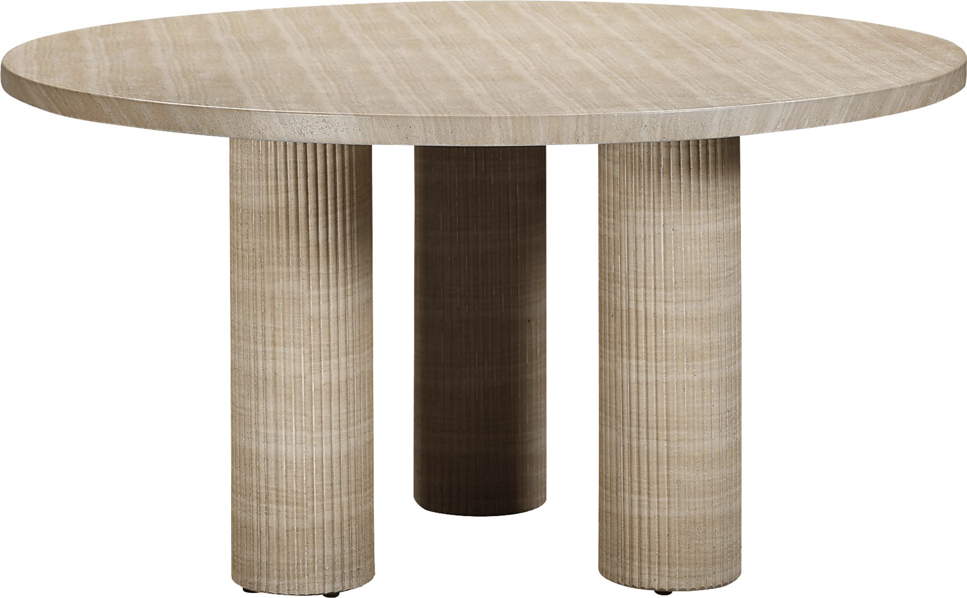 Outdoor Lawonna Natural Dining Table - Image 3