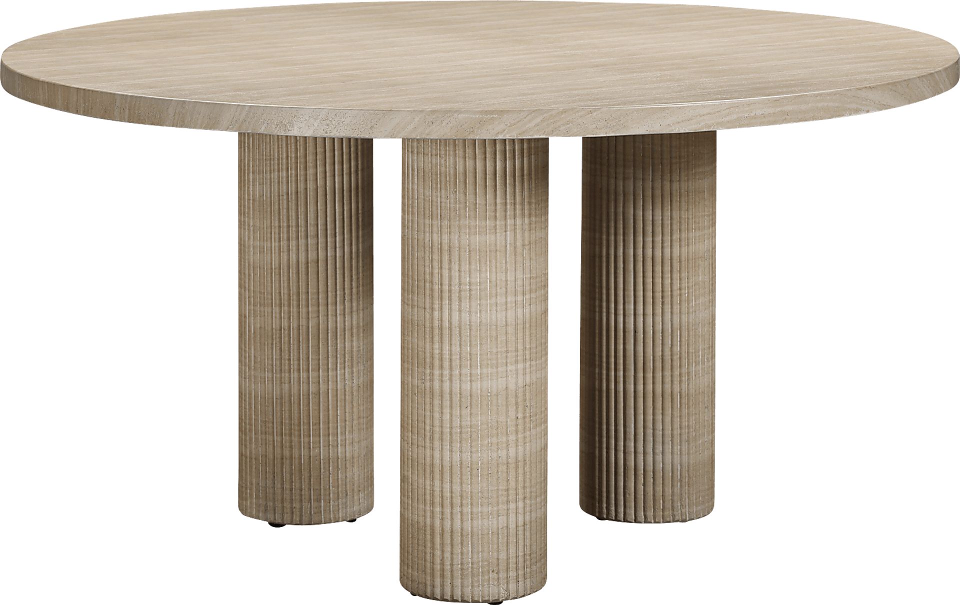 Outdoor Lawonna Natural Dining Table - Image 4