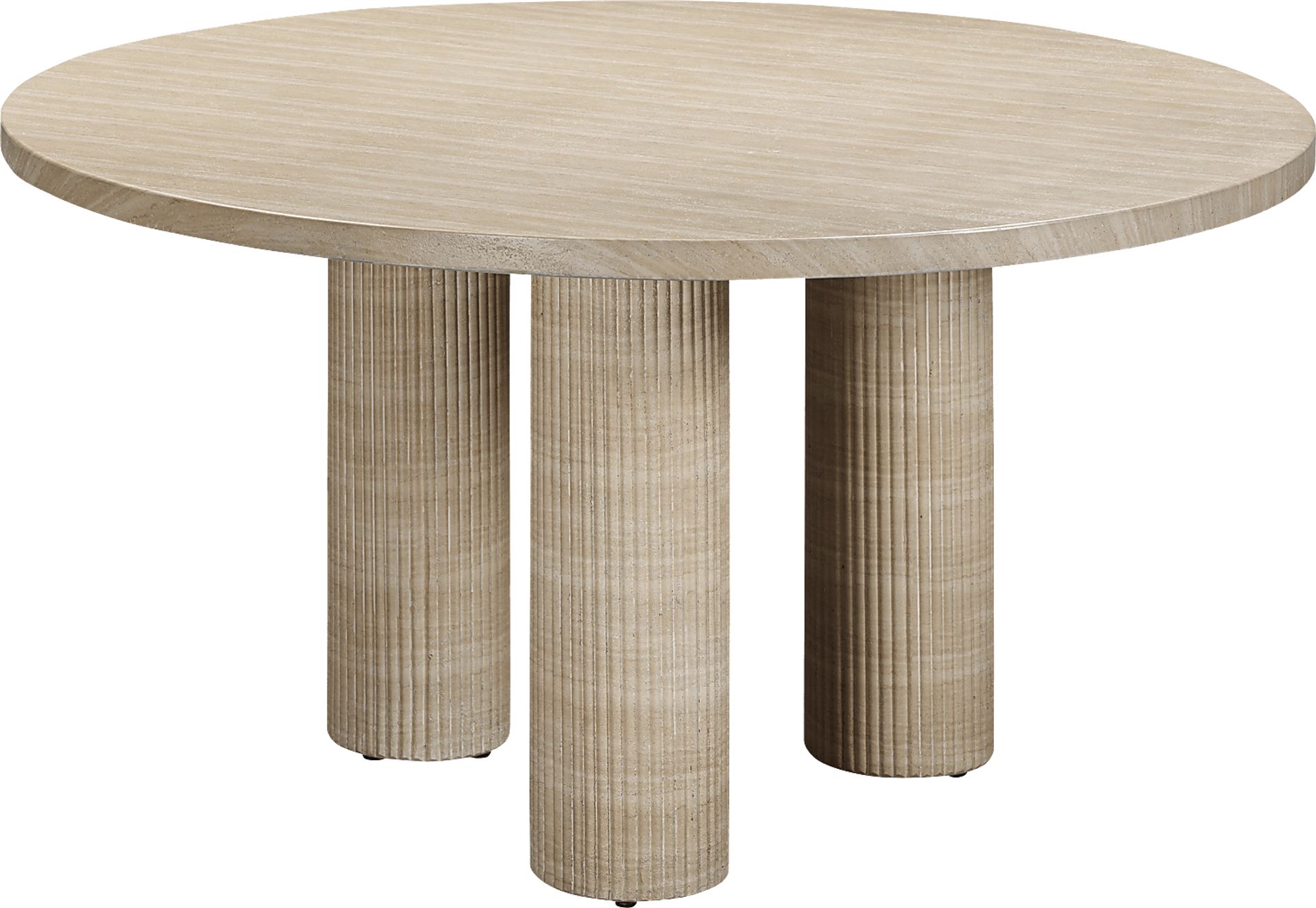 Outdoor Lawonna Natural Dining Table - Image 1