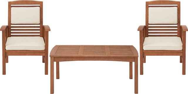 Outdoor Lichty Brown 3pc Seating Set - Thumbnail - Image 1