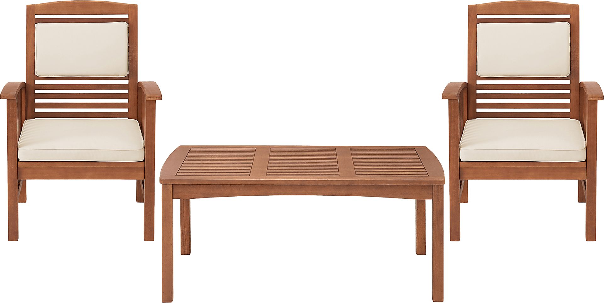 Outdoor Lichty Brown 3pc Seating Set - Image 1