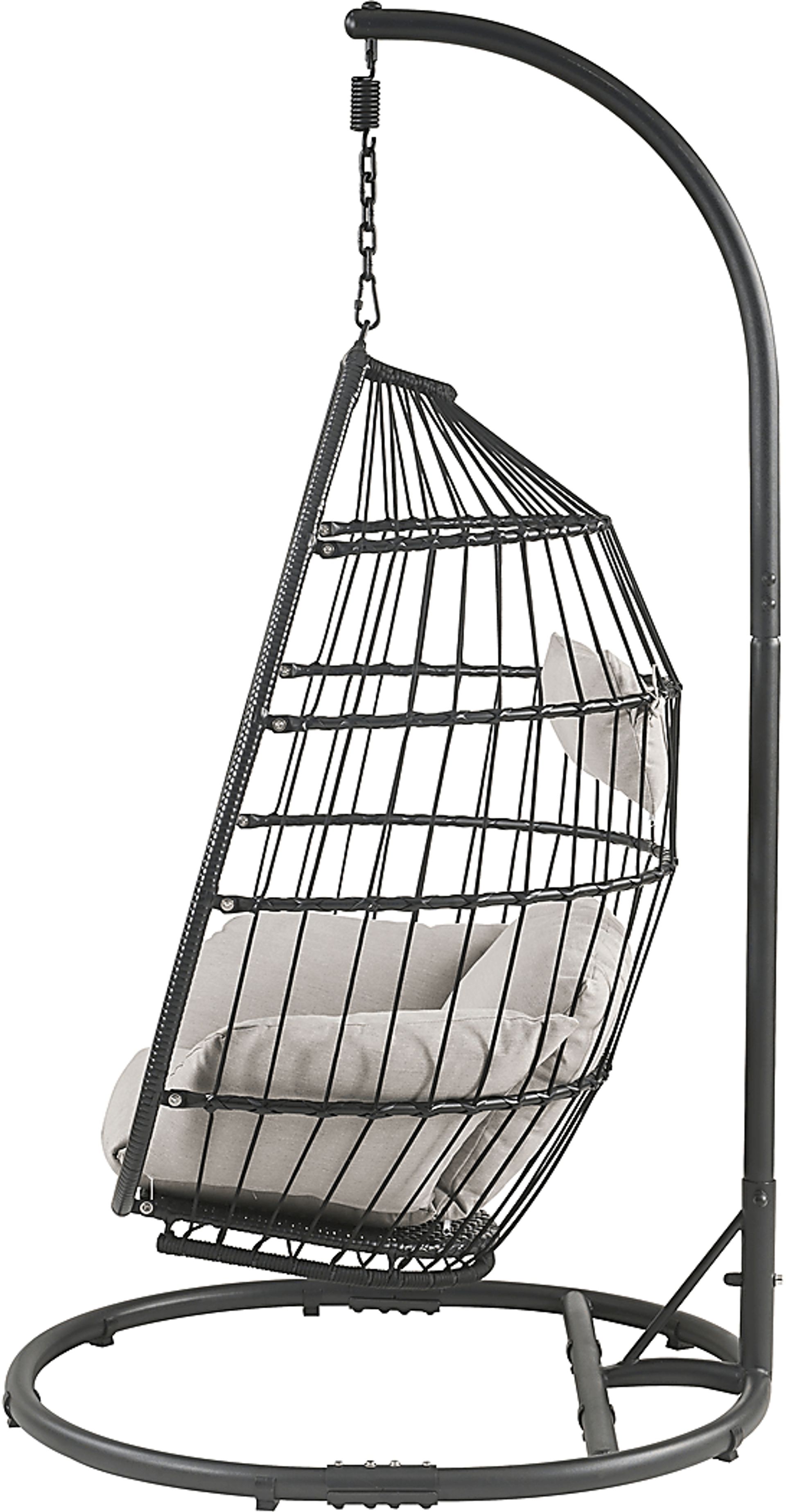 Outdoor Lolannen Black Hanging Chair - Image 4