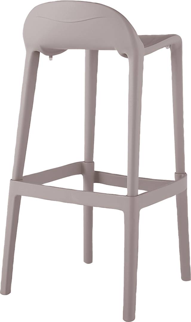 Outdoor Lulia Gray Barstool, Set of 2 - Thumbnail - Image 4