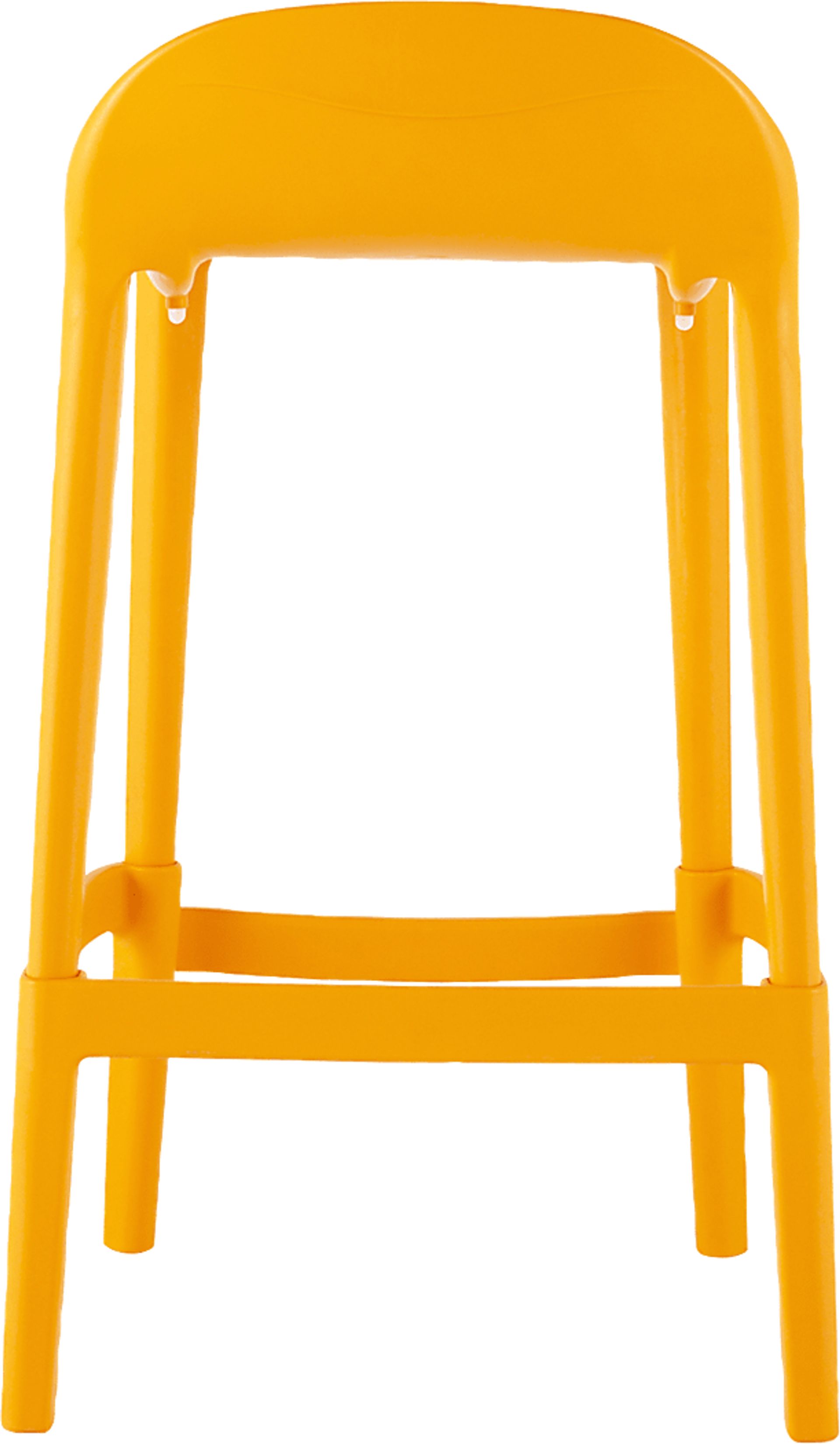 Outdoor Lulia Orange Counter Stool, Set of 2 - Image 5