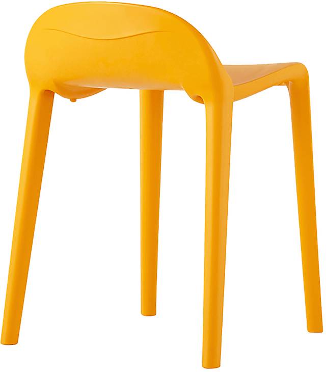Outdoor Lulia Orange Stool, Set of 2 - Thumbnail - Image 3