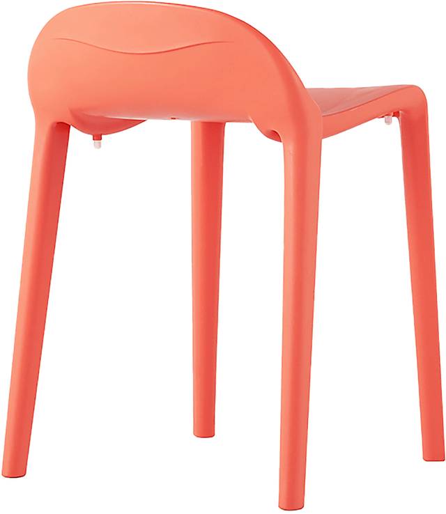 Outdoor Lulia Salmon Stool, Set of 2 - Thumbnail - Image 3