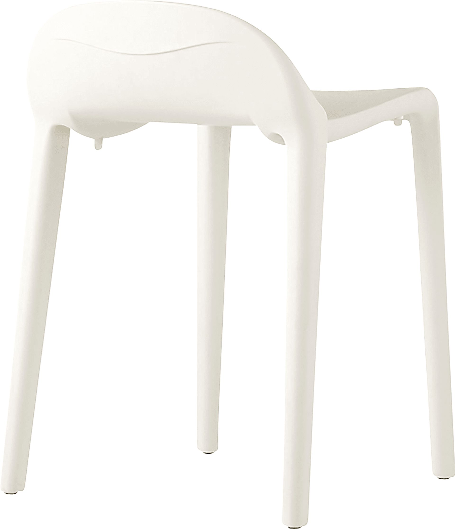 Outdoor Lulia White Stool, Set of 2 - Image 3