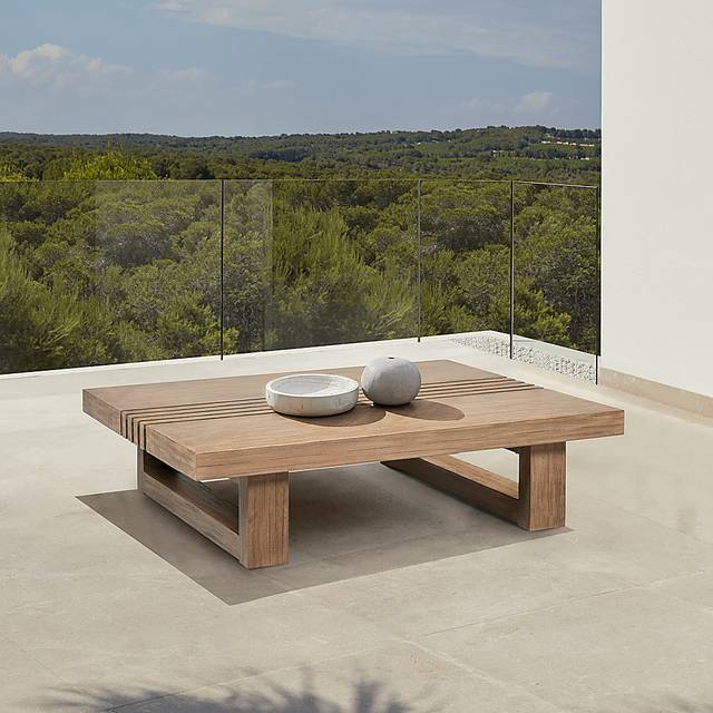 Outdoor Lunenton Brown Cocktail Table - Thumbnail - Image 2