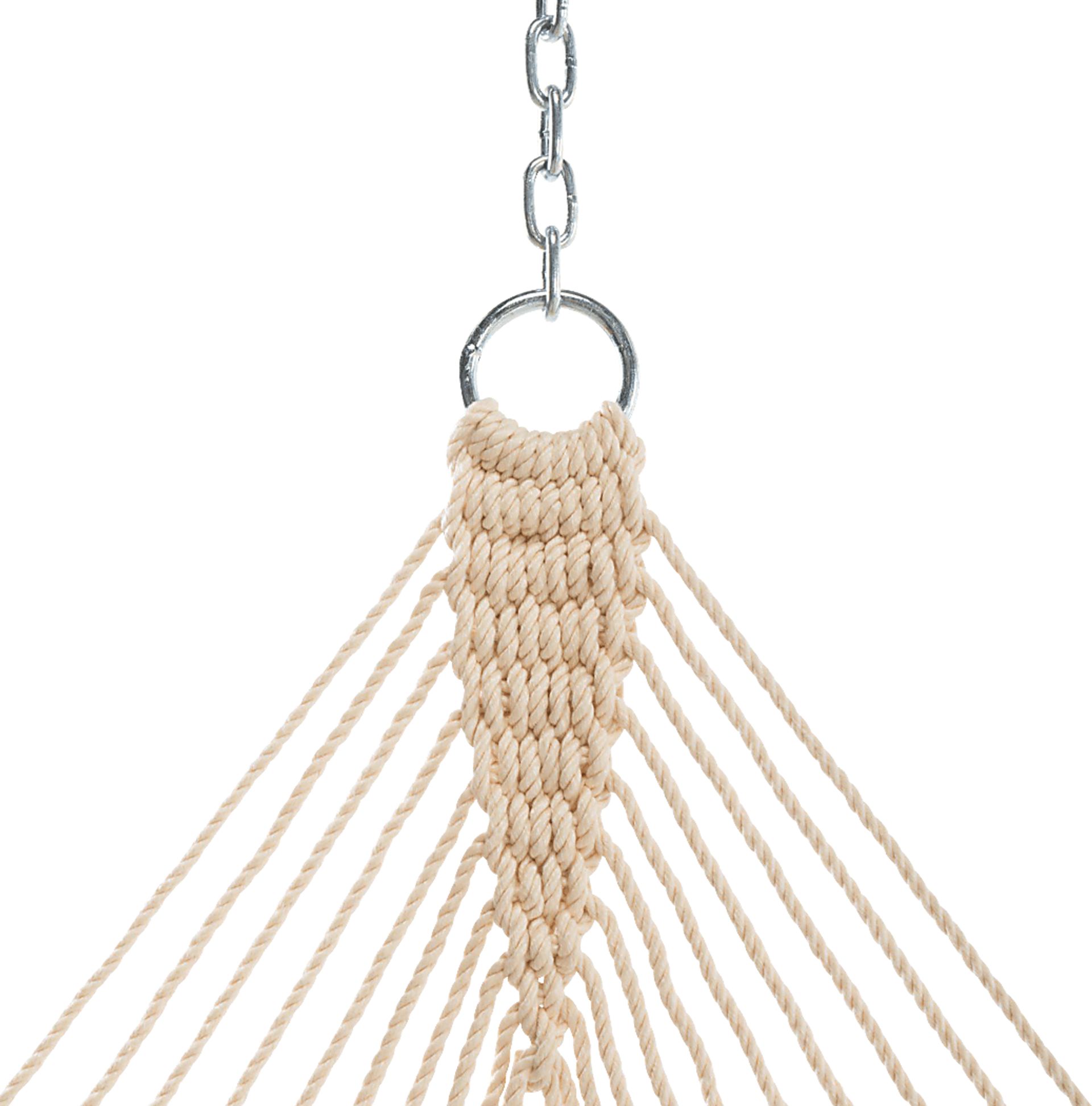 Outdoor Lusca White Hammock & Stand Set - Image 4