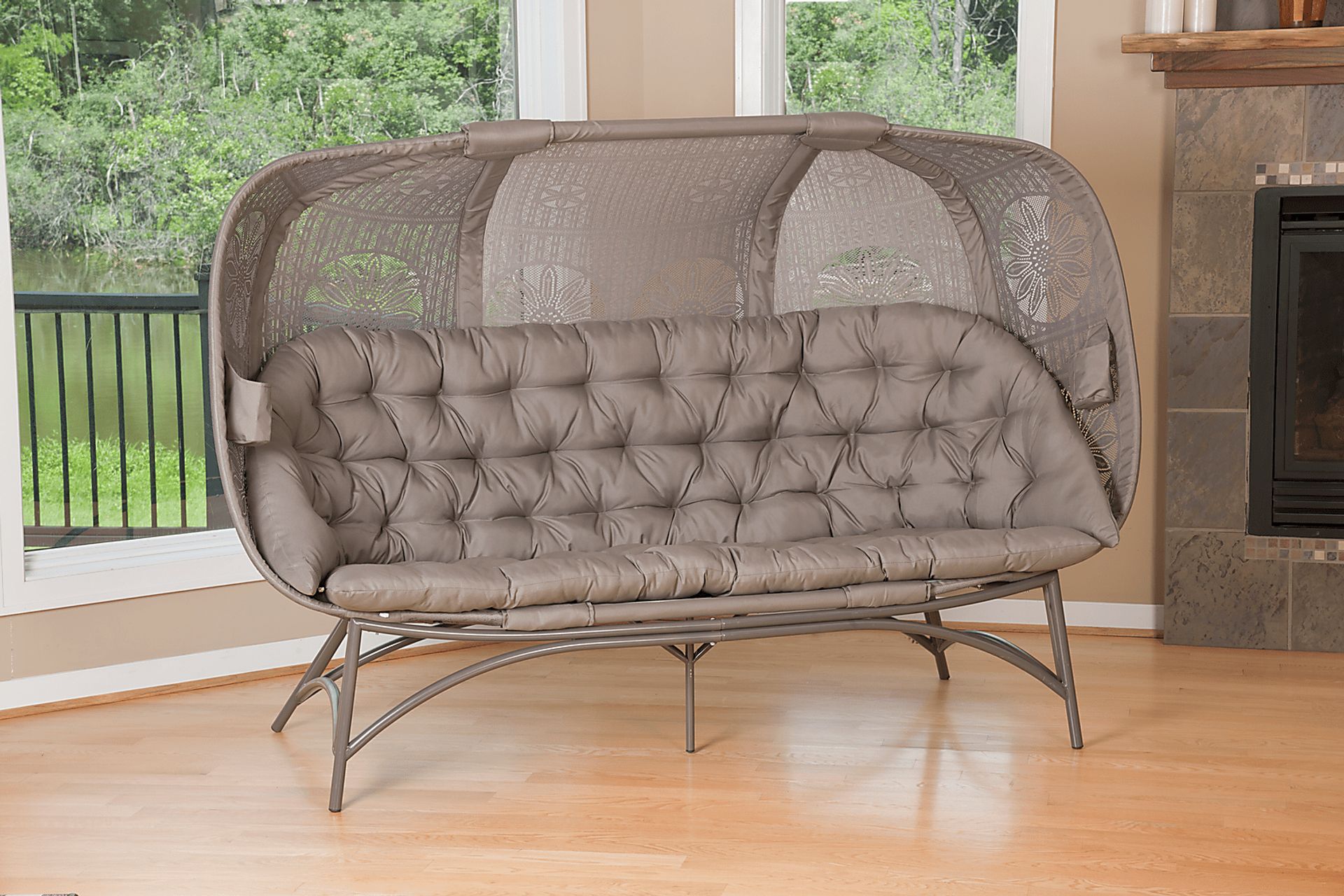 Outdoor Margarida Beige Sofa - Image 4