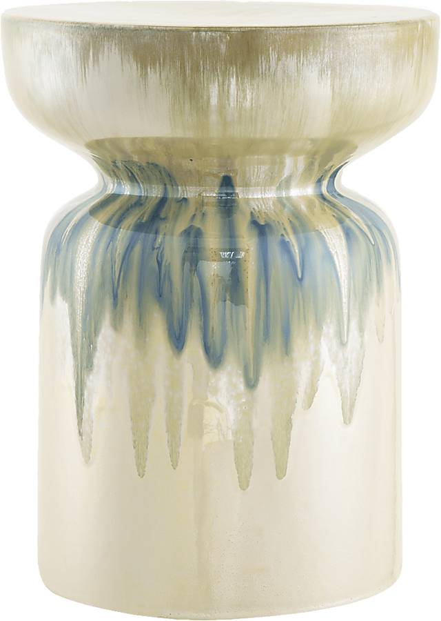 Outdoor Marriner Cream Garden Stool - Thumbnail - Image 1