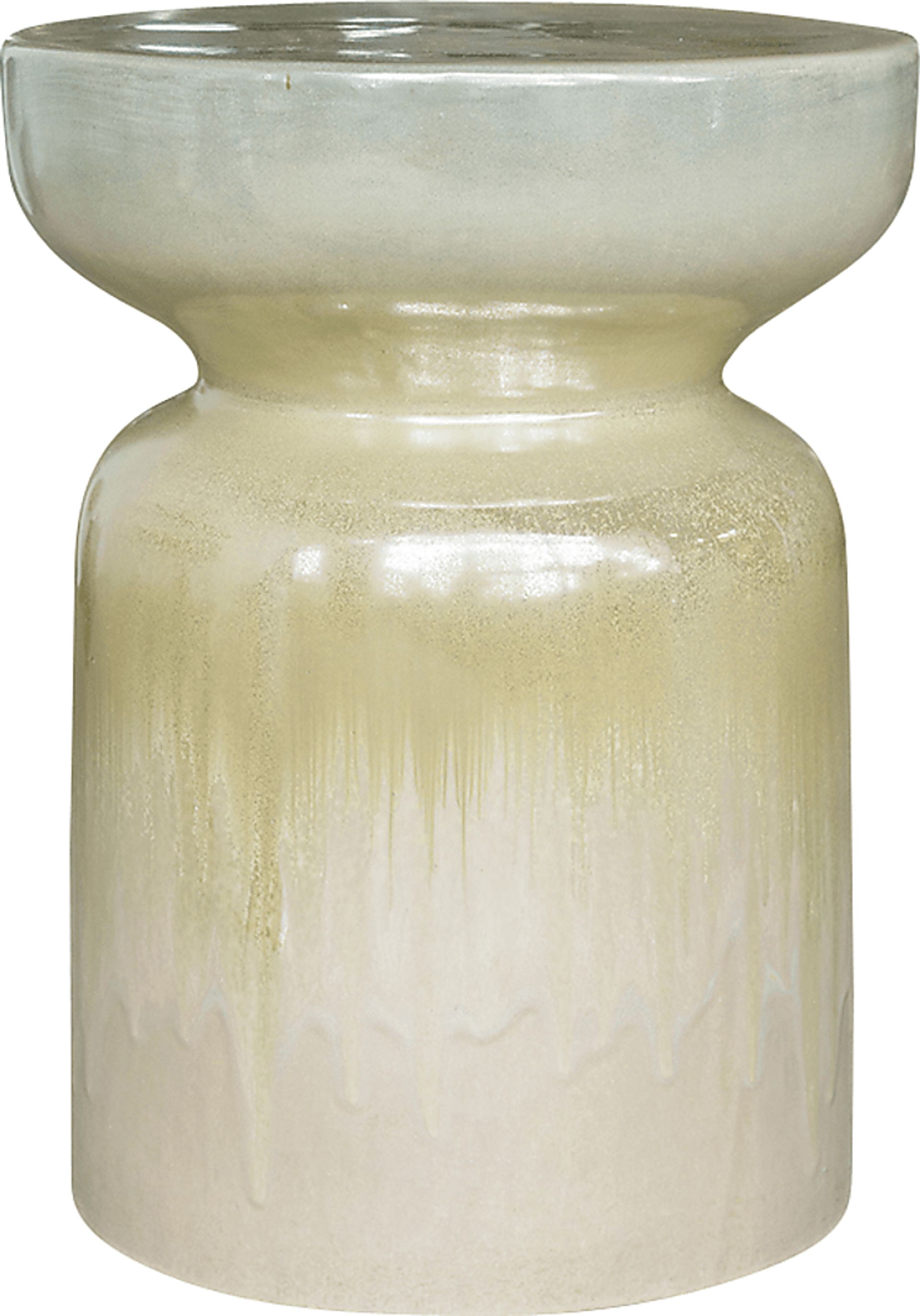 Outdoor Marriner Cream Garden Stool - Image 1