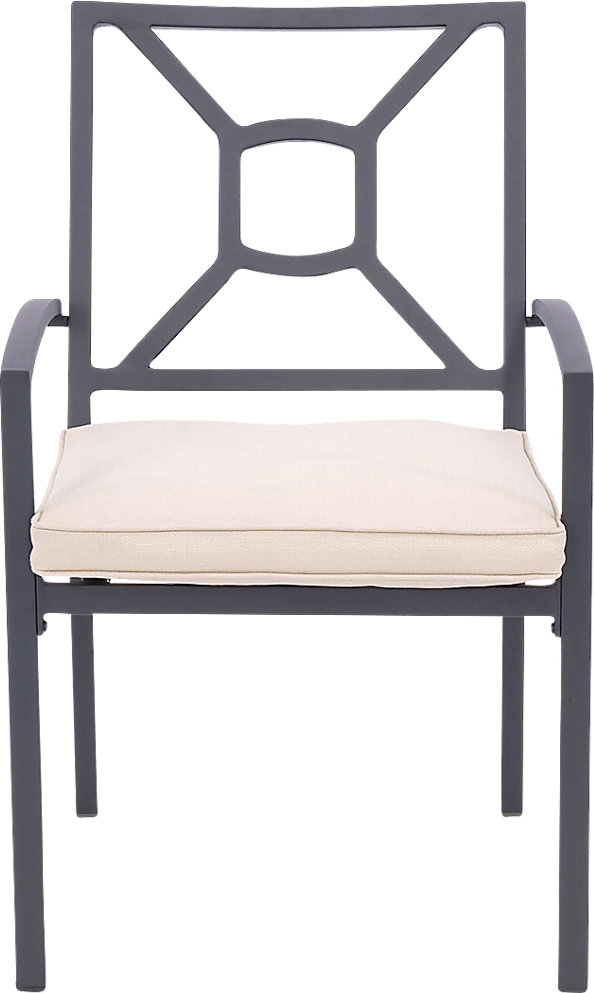 Outdoor Miloen Black Dining Chair - Image 1