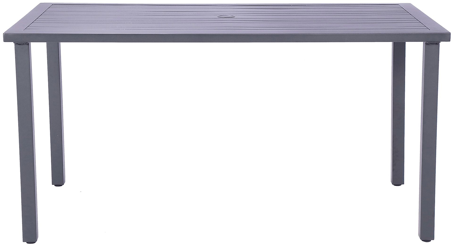 Outdoor Miloen Rectangular Black Dining Table - Image 2