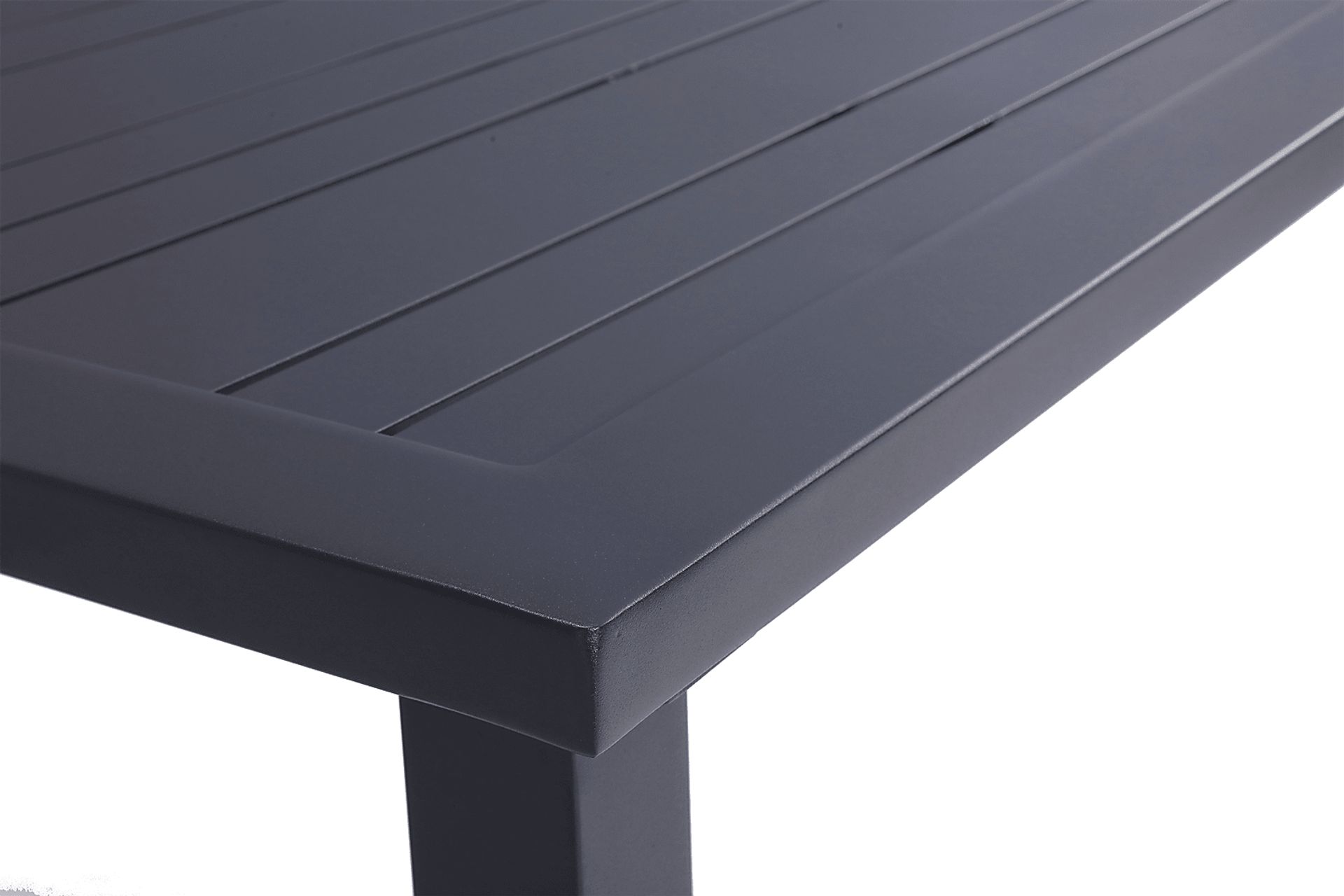 Outdoor Miloen Rectangular Black Dining Table - Image 5