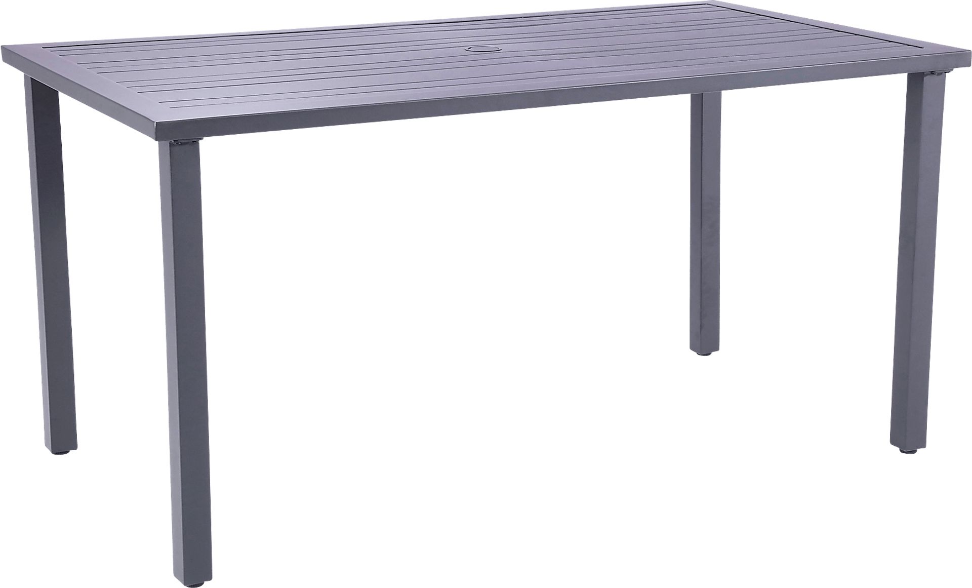 Outdoor Miloen Rectangular Black Dining Table - Image 1