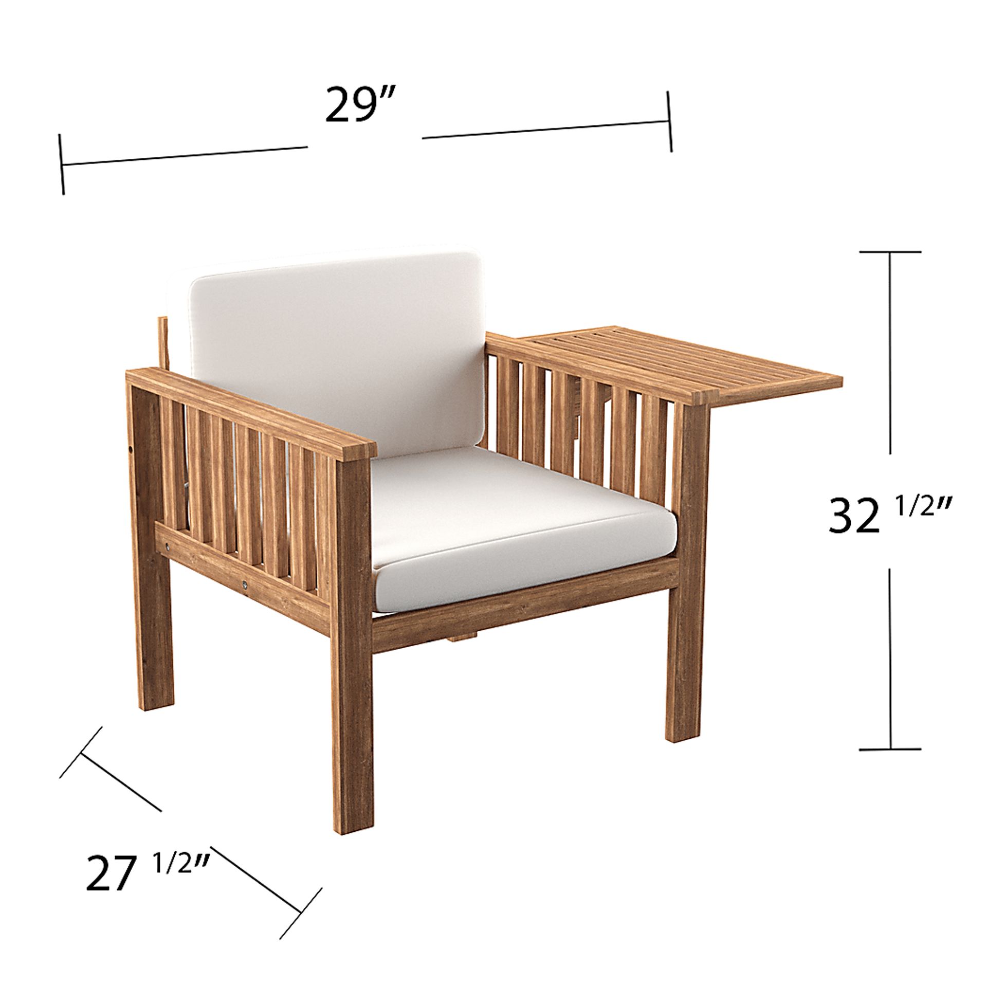 Outdoor Mityglen Natural Accent Chair - Image 7
