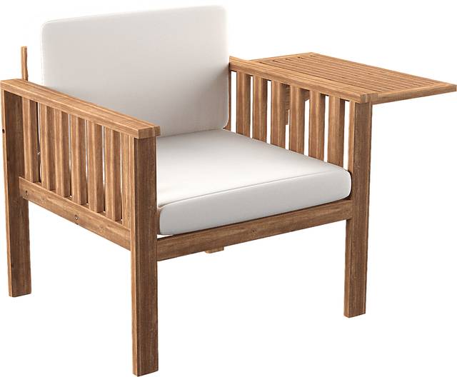 Outdoor Mityglen Natural Accent Chair - Thumbnail - Image 1