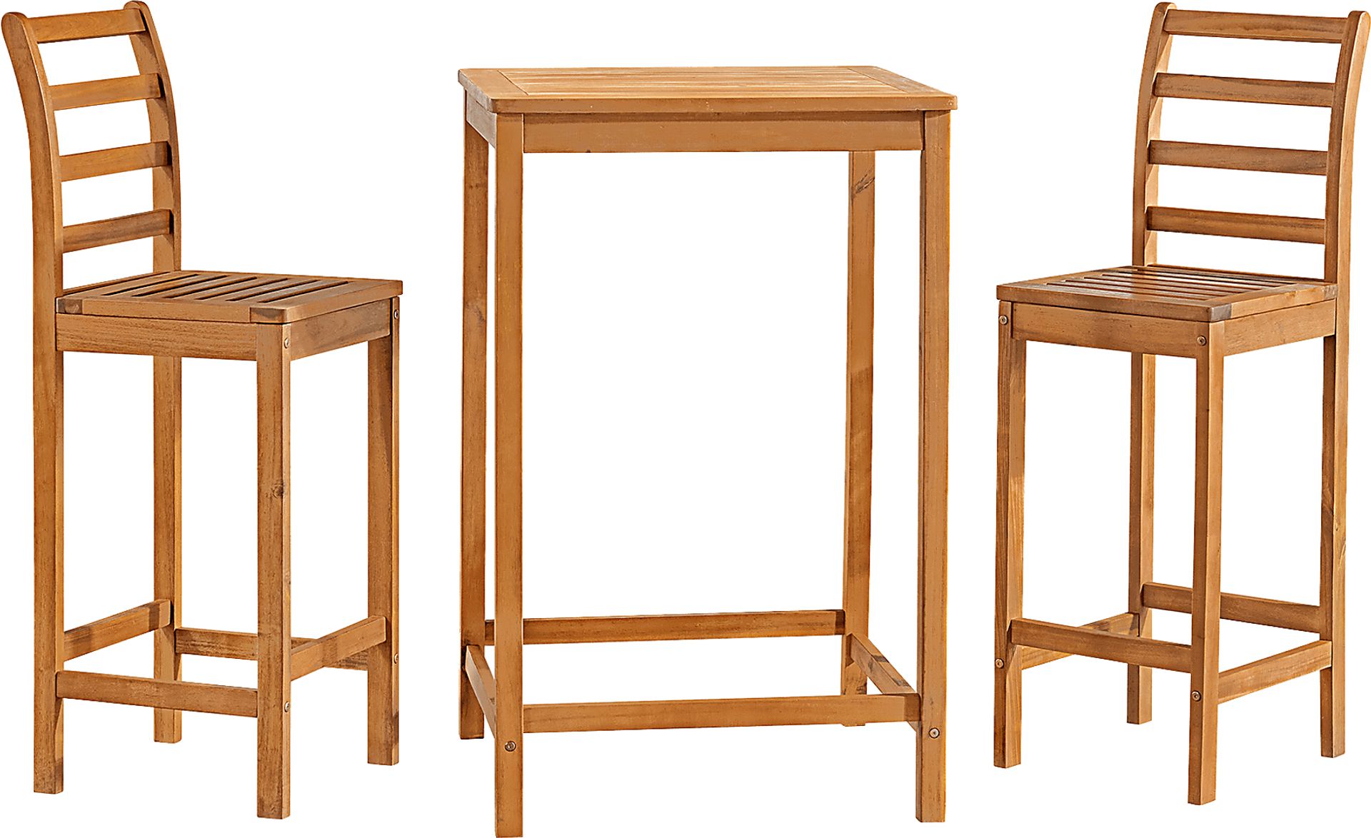 Outdoor Moenavi Brown Bar Bistro Set of 3 - Image 1