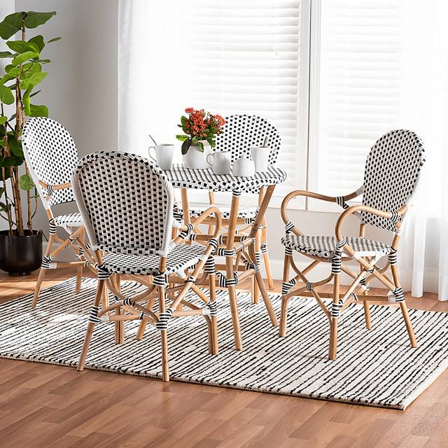 Outdoor Nalina Elle I Black 5 Pc Dining Set - Thumbnail - Image 2