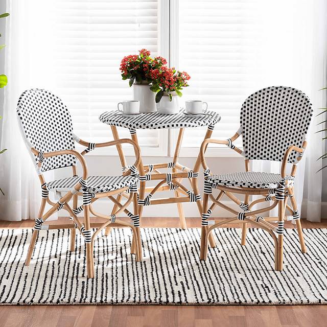 Outdoor Nalina Elle I Black Dining Chair, Set of 2 - Thumbnail - Image 2