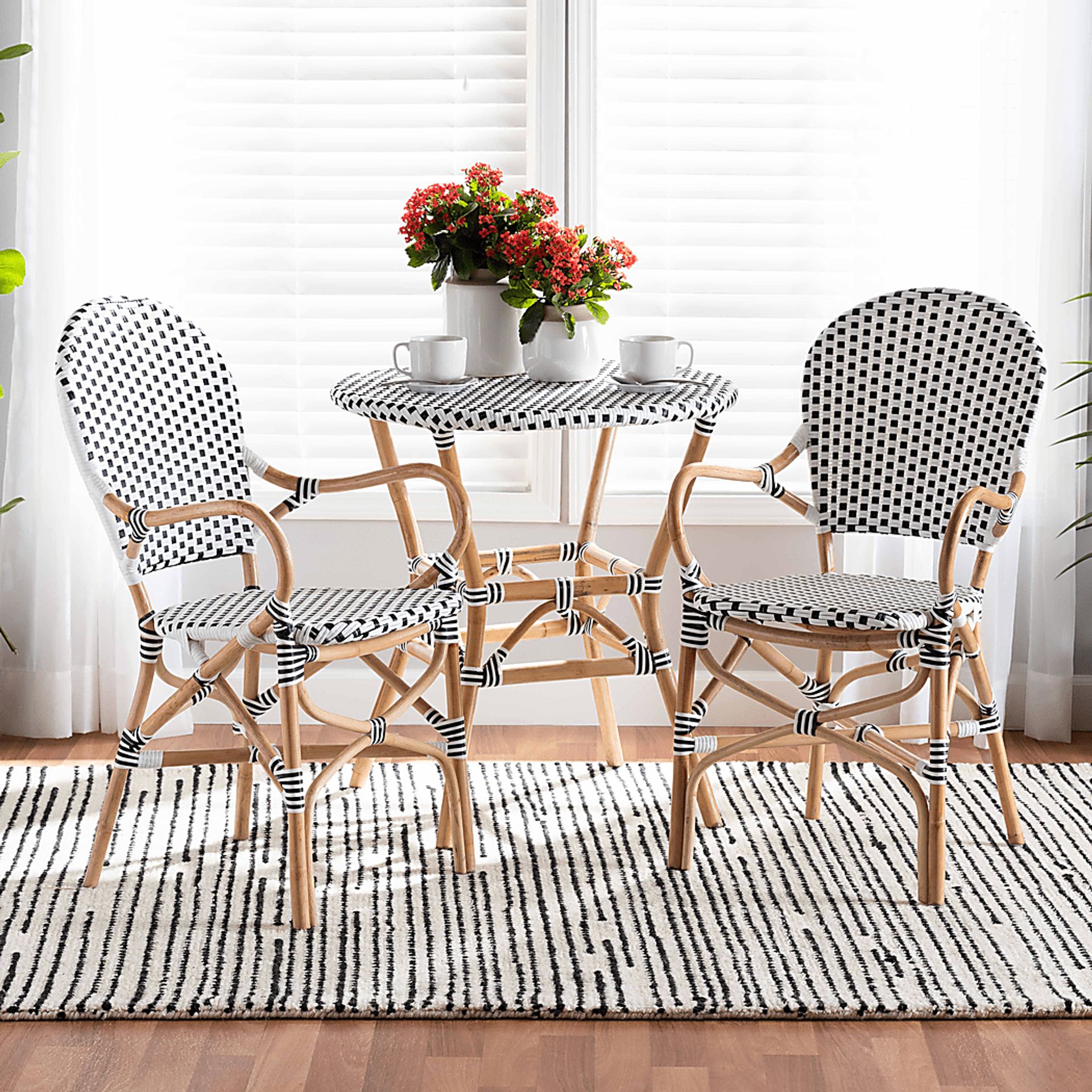 Outdoor Nalina Elle I Black Dining Chair, Set of 2 - Image 2