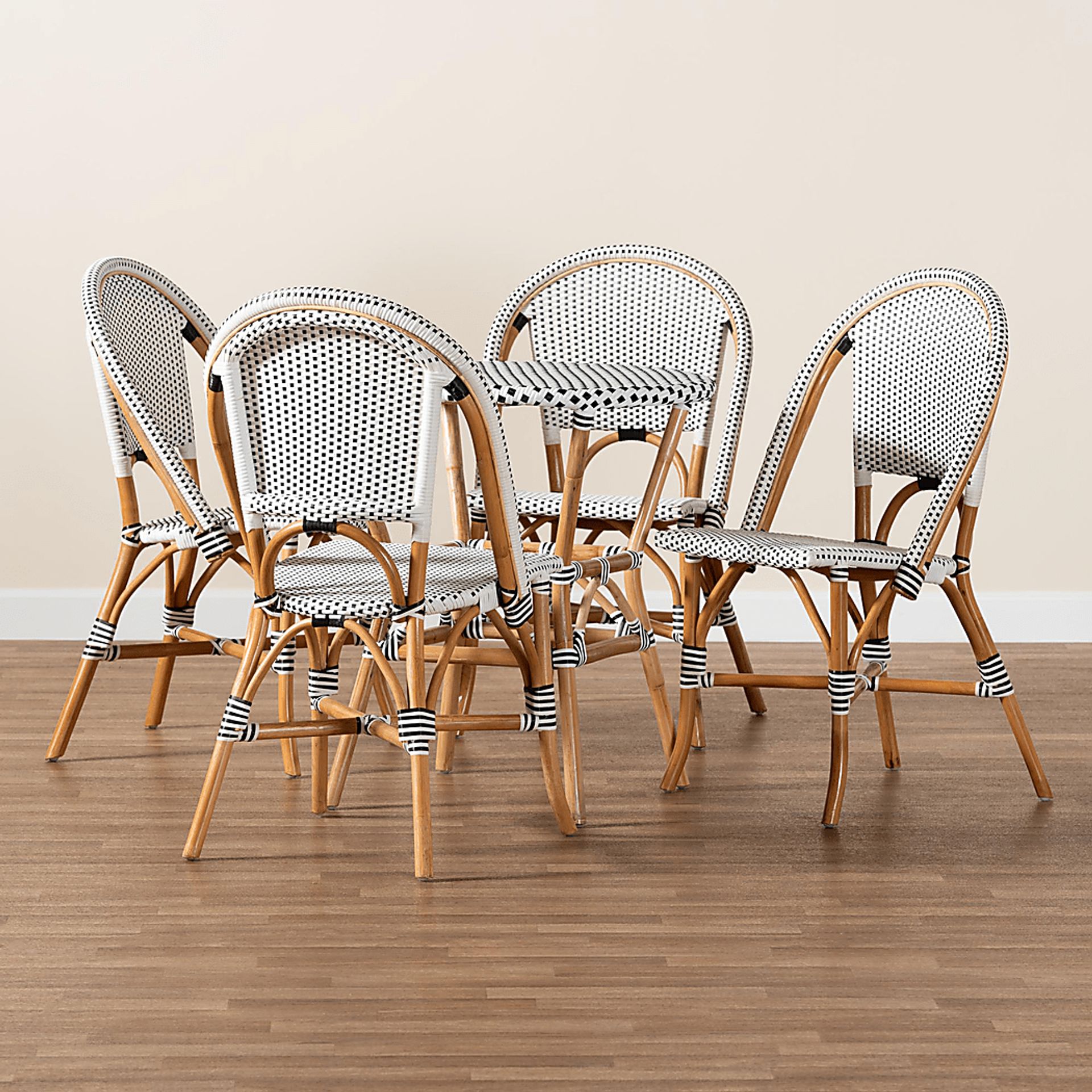 Outdoor Nalina Elle II Black 5pc Bistro Set - Image 12