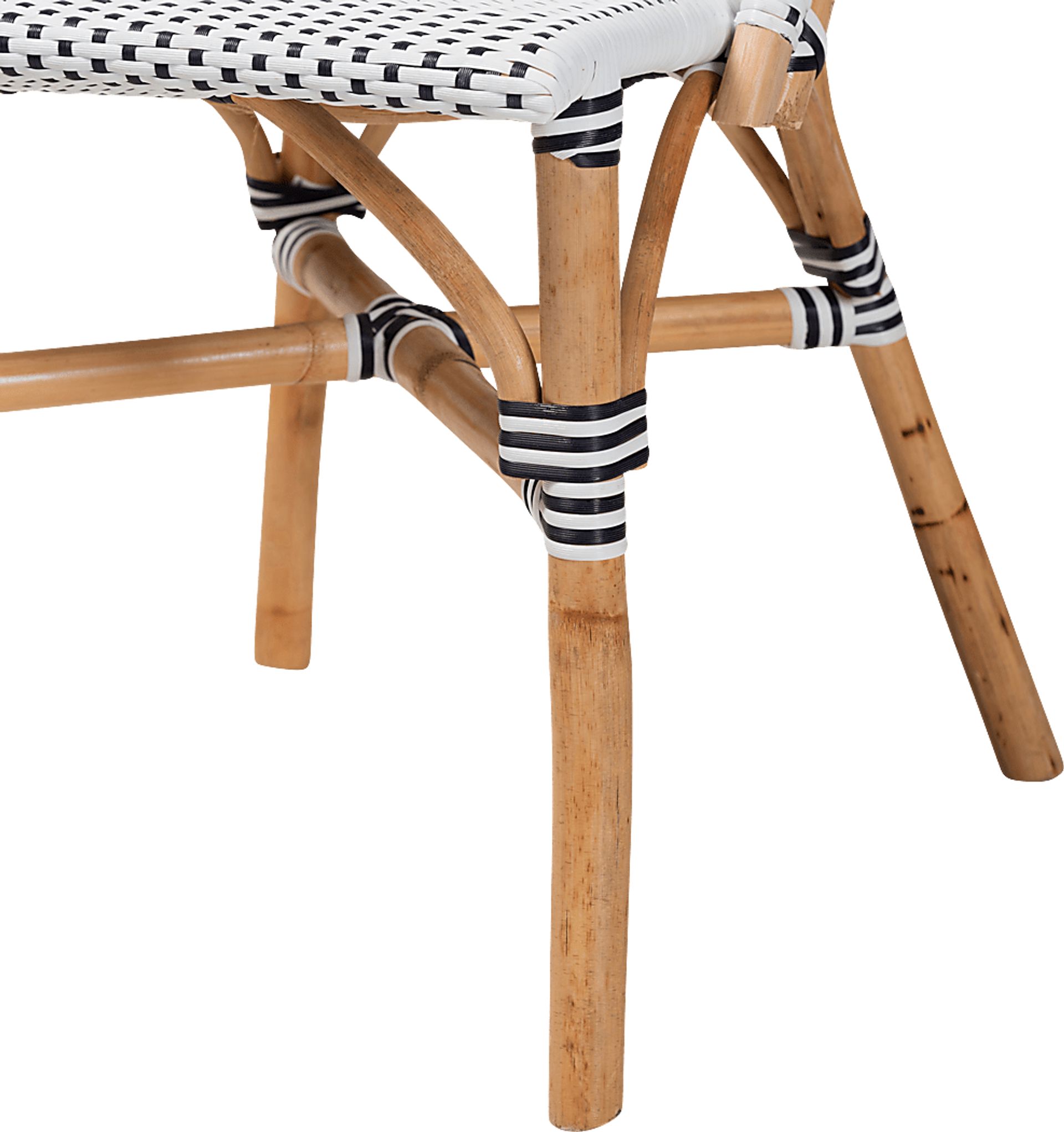 Outdoor Nalina Elle II Black Bistro Chair Set of 2 - Image 9