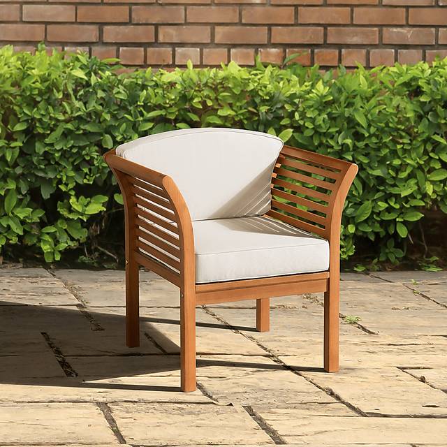 Outdoor Nannyberry Brown Chair - Thumbnail - Image 2