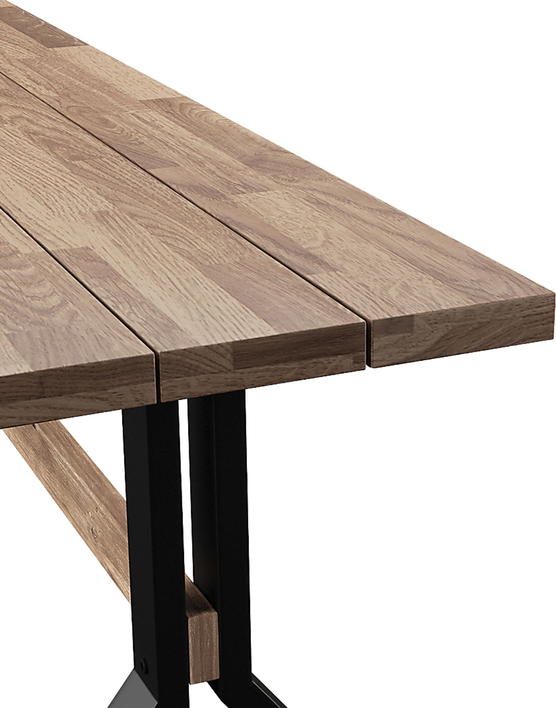 Vermissa Natural Outdoor Bench - Image 4
