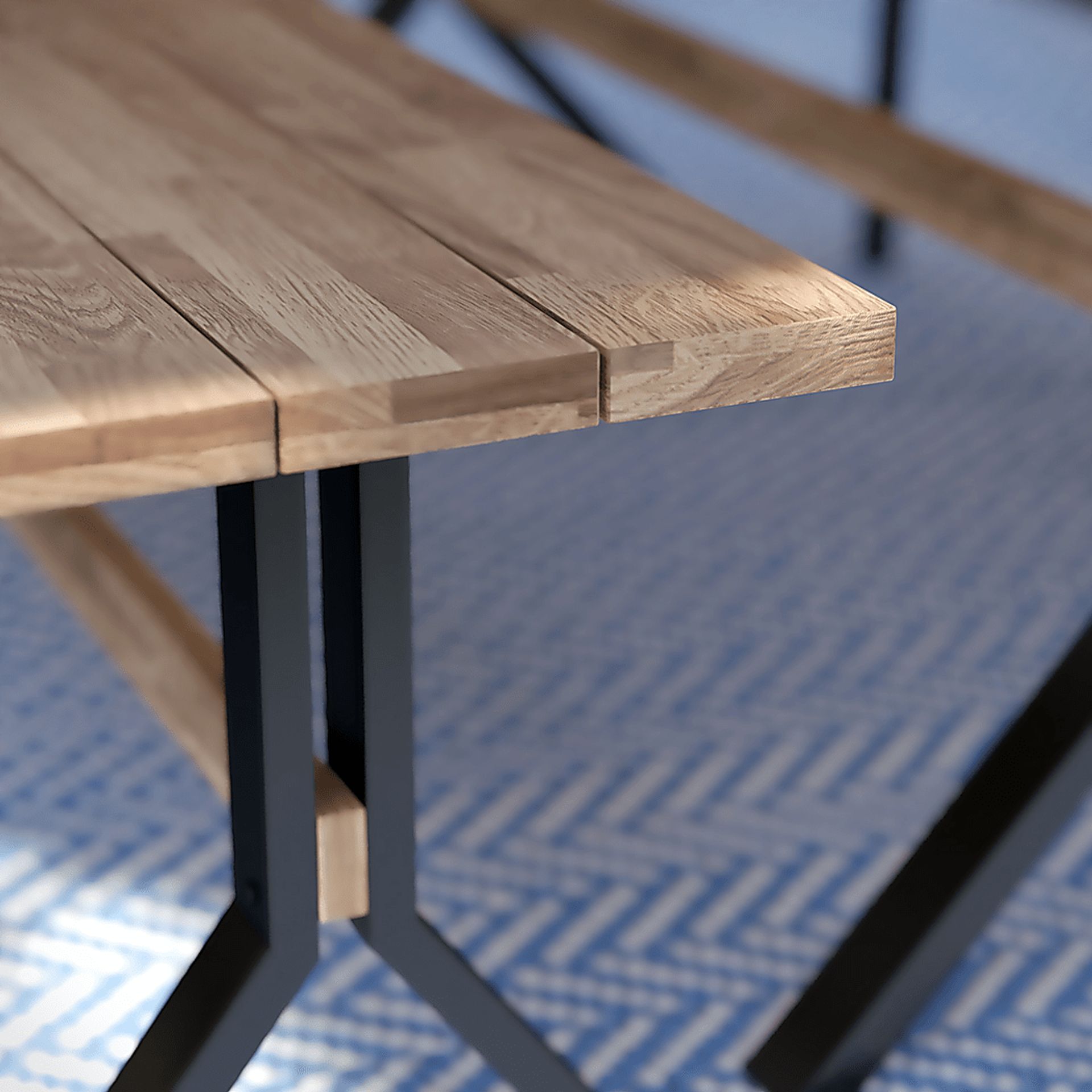 Vermissa Natural Outdoor Bench - Image 5