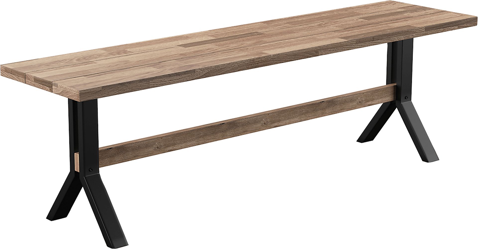 Vermissa Natural Outdoor Bench - Image 1