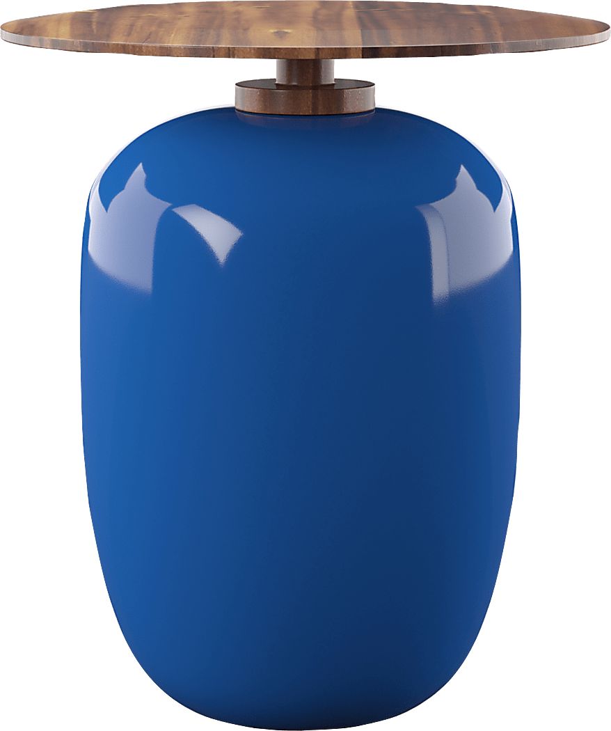 Outdoor Niedhardt Blue Accent Table Rooms To Go