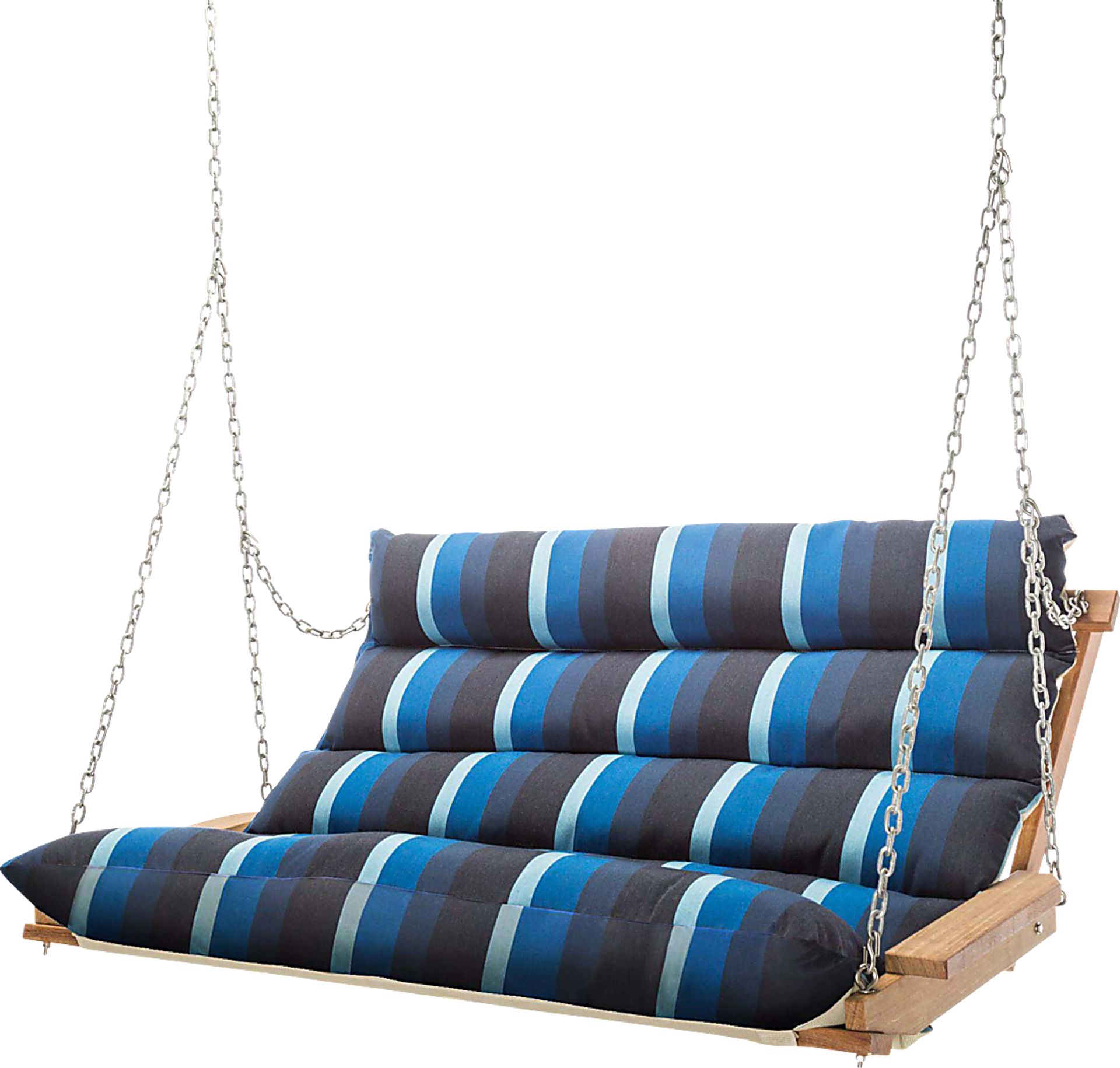 Outdoor Nirena Blue Cushioned Swing Hammock - Image 1