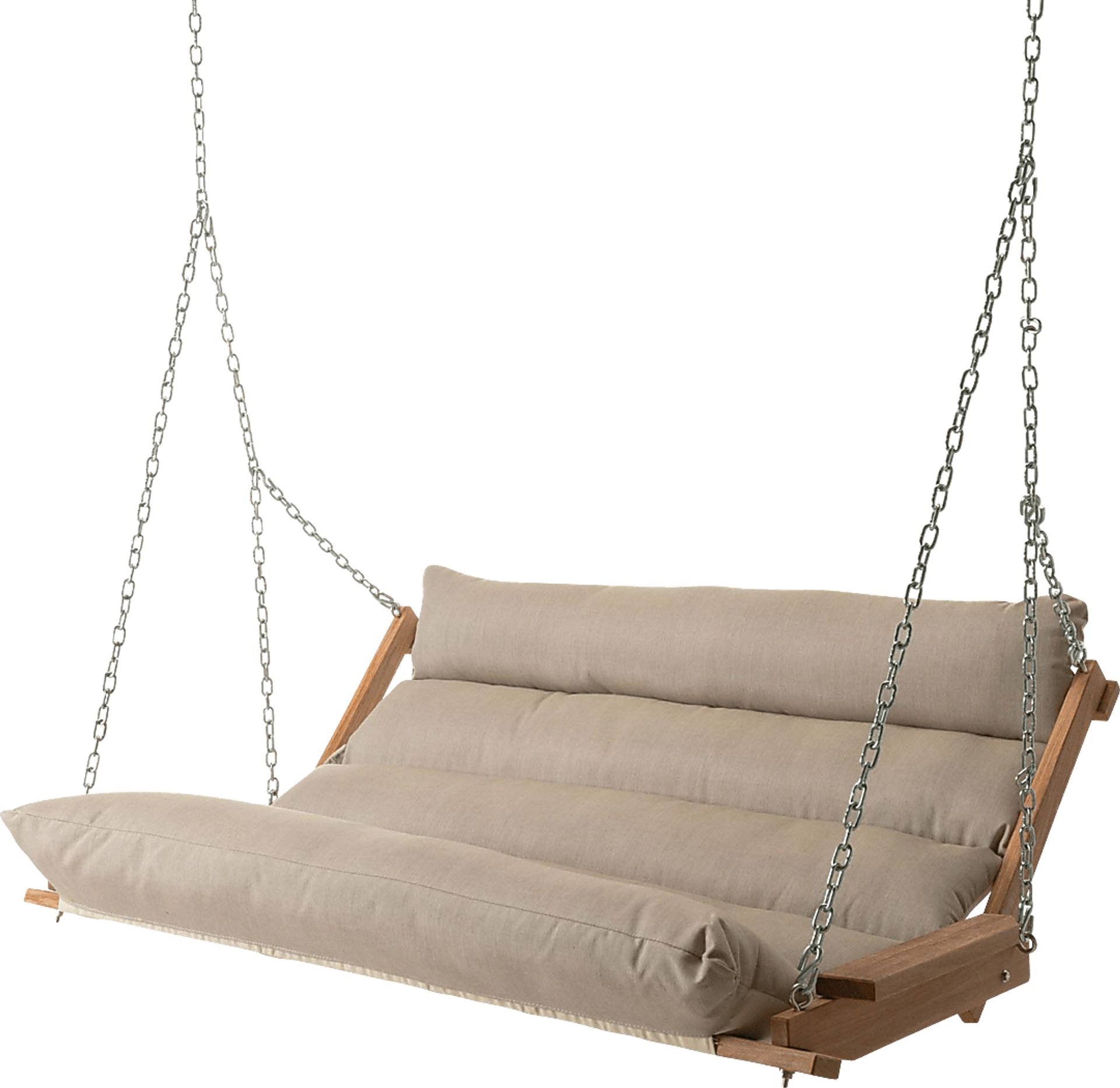 Outdoor Nirena Brown Swing Hammock - Image 1