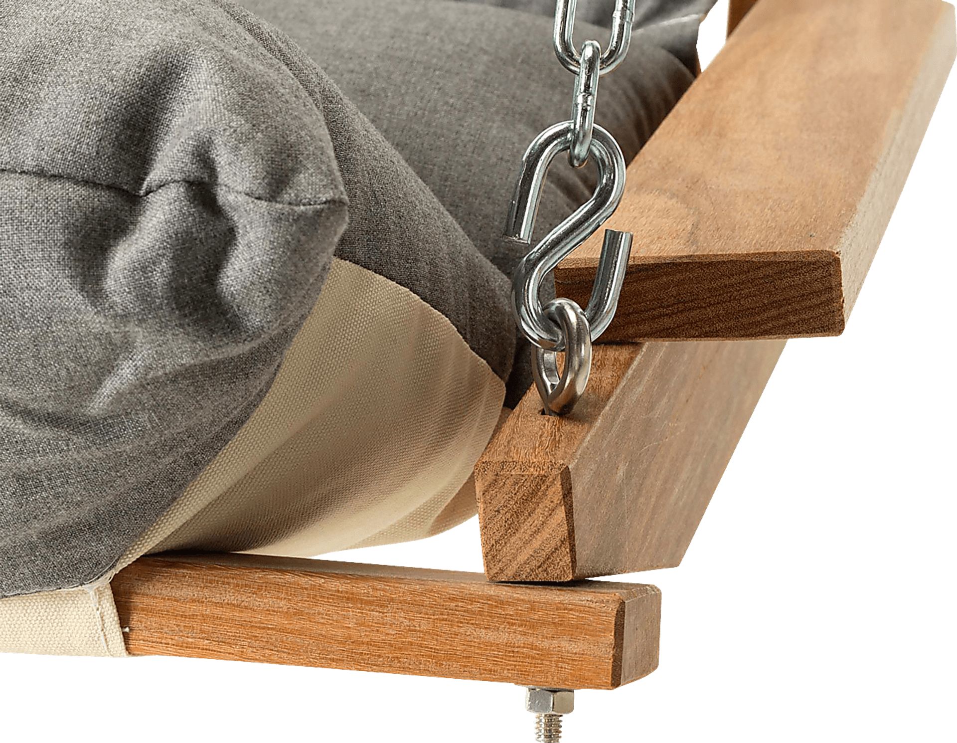 Outdoor Nirena Gray Swing Hammock - Image 3