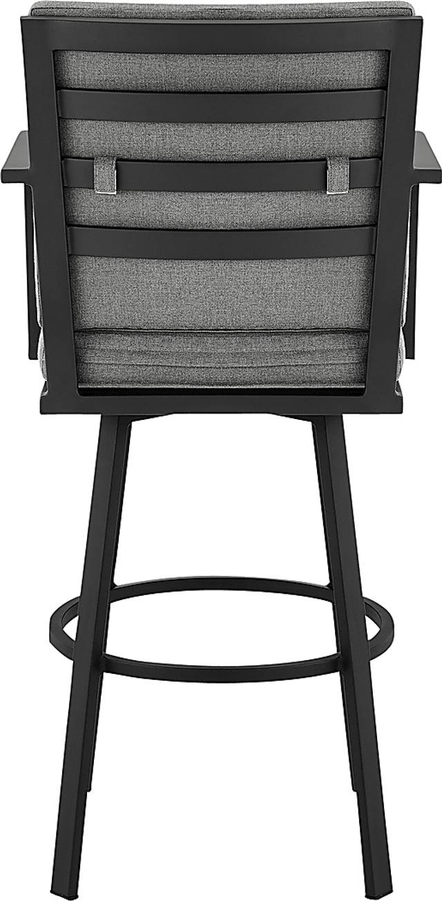 Outdoor Owlmart I Black and Gray Barstool - Thumbnail - Image 5