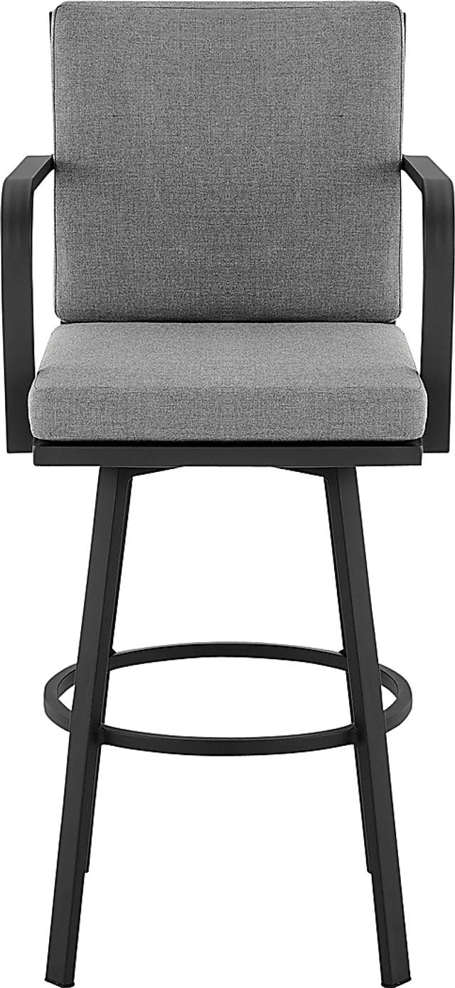 Outdoor Owlmart I Black and Gray Barstool - Thumbnail - Image 6