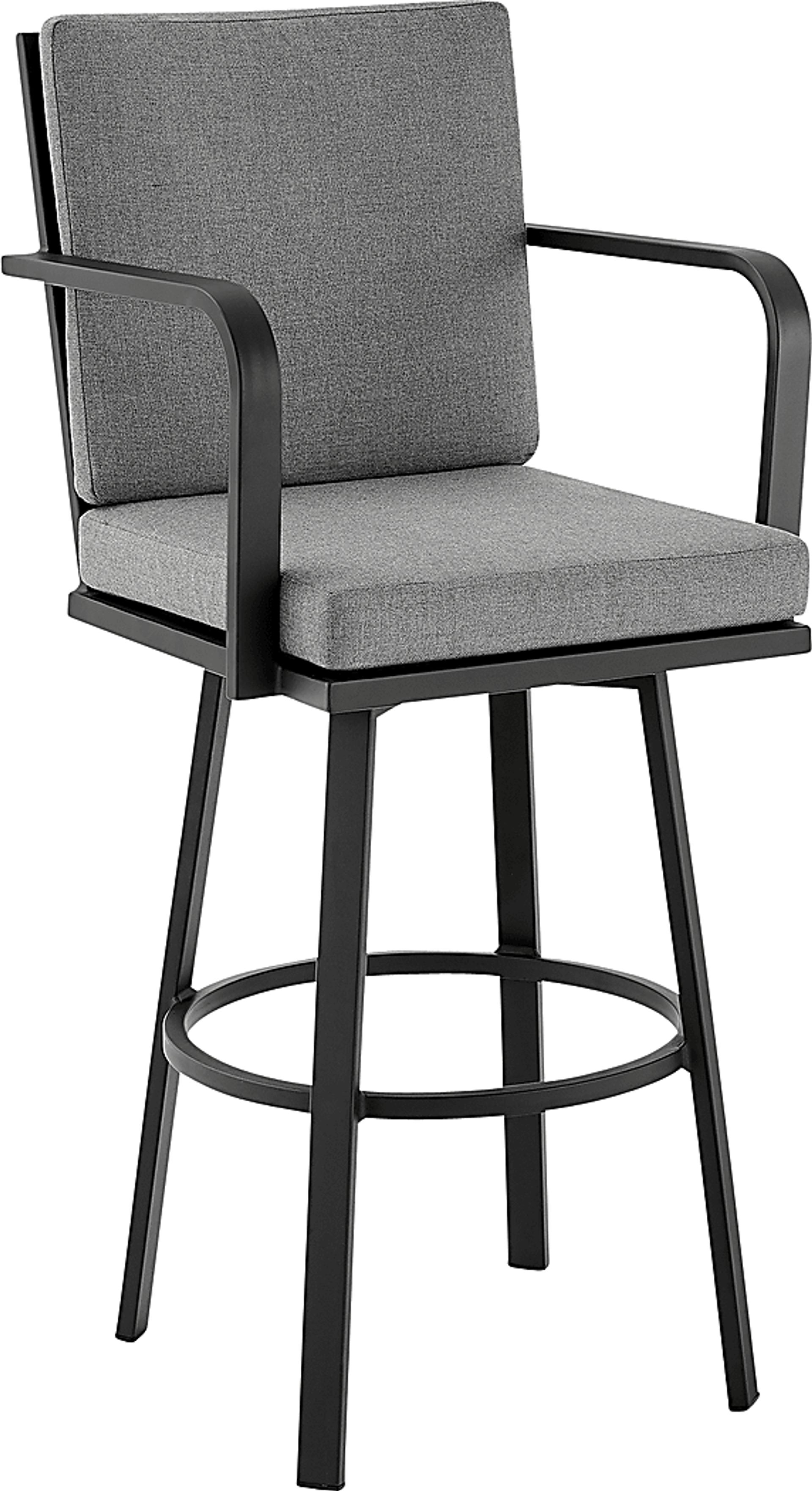 Outdoor Owlmart I Black and Gray Barstool - Image 1